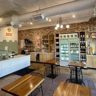 Overview of the pie shop