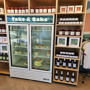 Take and Bake cooler with jams &amp; juices