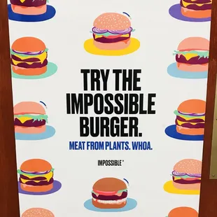 the impossible burger poster