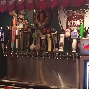 18 taps. So many to choose from.  Decisions, Decisions. Great beers.