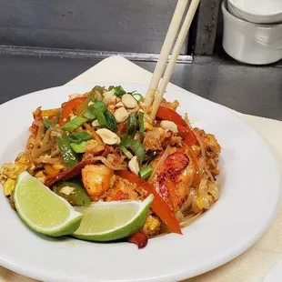Lobster pad thai