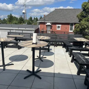 Rooftop patio
