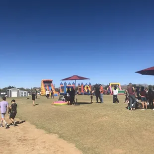 Our families gathered together at a school event