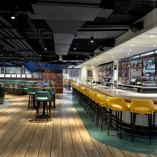 interior, sushi and sashimi