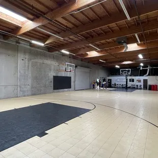 Inside the gym
