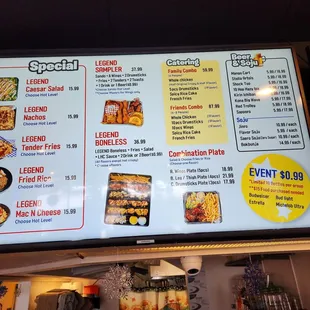 New menu!! Omg they change the price!! Update on 11/16