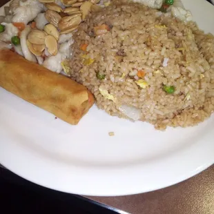 Almond chicken daily special.