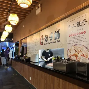 The counter where you get your food