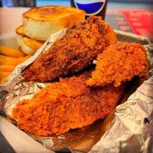 I didn't get what I want So I just took what wanted me  Combo 2 Three Hot () Tender Combo from #LegendHotChicken