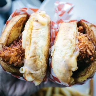 Two Sliders (Medium, Mac N' Cheese).