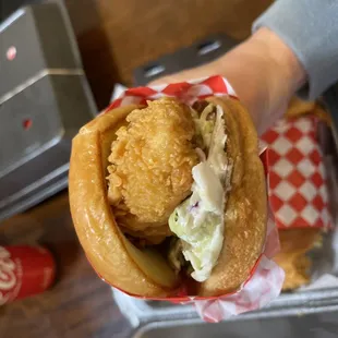 Legends original Coleslaw sandwiches