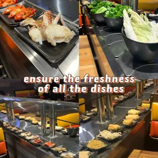 sushi and sashimi, interior