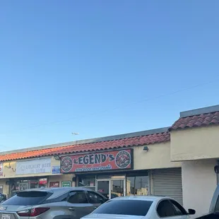 outside