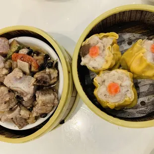 Black Bean Spare Ribs and Shumai