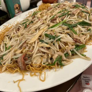 31. Stir-Fried Rice Noodles with Assorted Shredded Meat