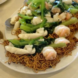 1. Legend Pan-Fried Noodle with Seafood