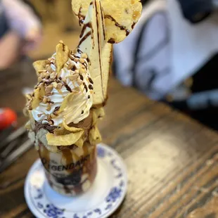 Sweet and salty (yes those are indeed potato chips).