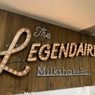 The Legendairy Milkshake Bar Sign
