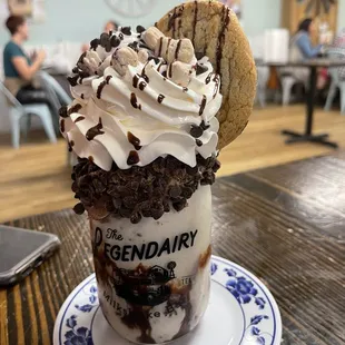 Cookie dough milkshake