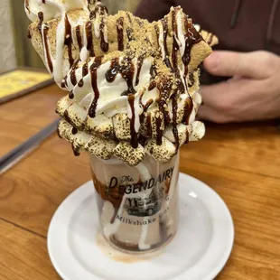 Rocky Road Milkshake