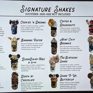 Great list of choices. Not as delicious as it looks. Legendary Disappointed.