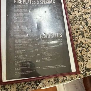 Menu....