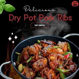 Dry Pot Pork Ribs