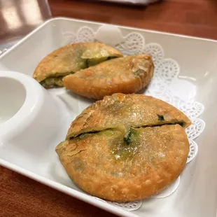 A118. Pan Fried Chive Dumpling