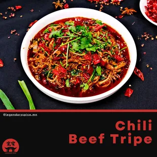 Chili Beef Tripe