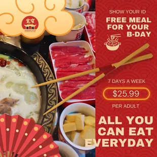 Birthday Bliss: Indulge in a Complimentary Feast at Just $25.99!