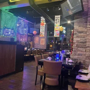 Inside seating