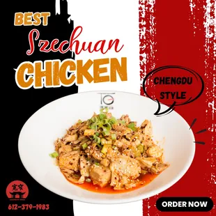 Never Forget Chicken Chengdu Style