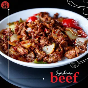 Brace yourself for the perfect blend of tender beef, vibrant veggies, and that signature Szechuan spice.