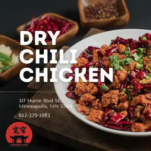 Get Ready to Spice Things Up with Our Flavorful Dry Chili Chicken!
