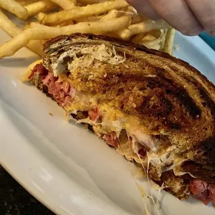 Husband loves the Rueben sandwich