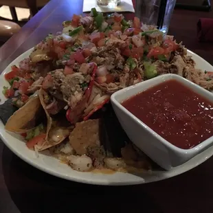 The chicken nachos