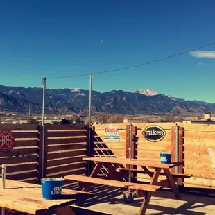 a view of the mountains