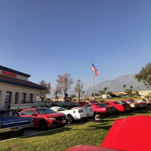 sushi and sashimi, outside