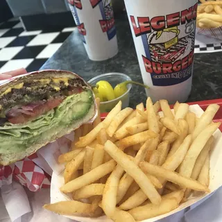 Avocado Cheeseburger