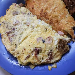 4 egg all meat omelet