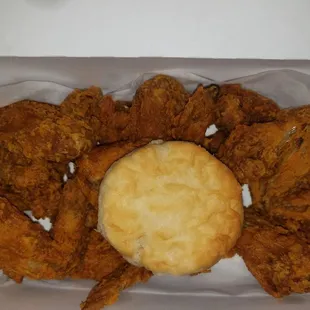 Wings and a Biscuit