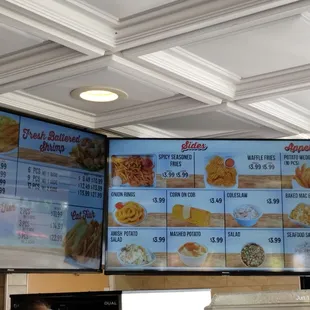The sides menu.