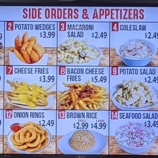 Sides &amp; Apps