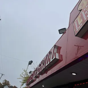 outside
