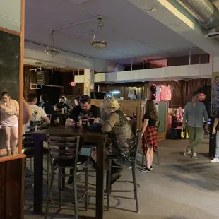 Lots of seating - this is the back room from the bar