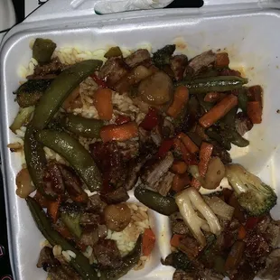 Steak stir fry