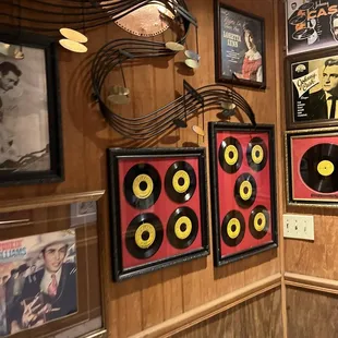 a collection of music memorabilia