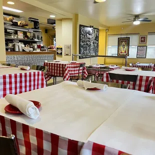 Inside the restaurant