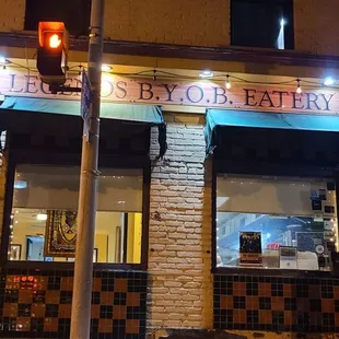 Outside of restaurant