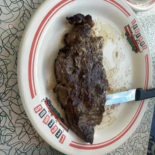 Breakfast New York Strip Steak &amp; Eggs